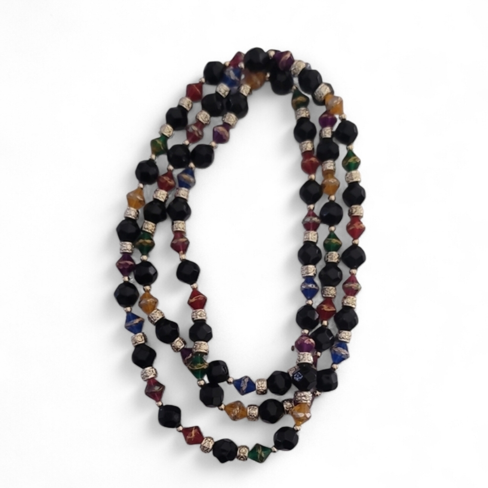 Hand Crafted Vibrant Beaded Necklace